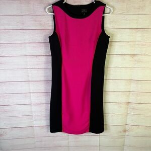 Worthington Pink Black Dress Size Medium